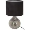 Image de - Lampe à poser design martelé Angie - H. 38 cm - Argent - Angie