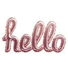 Image de Créateur d'intérieur - Sticker Ballon "Hello" 22x40cm Rose