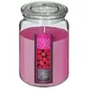 Image de Comptoir de la Bougie - Bougie Parfumée en Verre "Couvercle" 510g Framboise