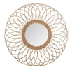 Image de Créateur d'intérieur - Miroir en Rotin "Rosace" 58cm Beige