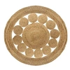 Image de Tapis rond ajouré en jute
