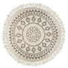 Image de Tapis rond à franges D120 cm Etnik
