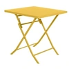 Image de Table carrée pliante Greensboro 2p jaune moutarde Hespéride