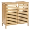 Image de Meuble sous lavabo 2 portes bambou Sicela