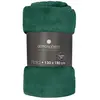 Image de - Grand plaid en Flanelle uni - 180x130 cm - Vert - OLLIS