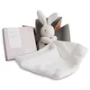 Image de Doudou et Compagnie - Doudou Lapin Mouchoir - Boîte Fleur - Blanc - 303 en occasion ou reconditionné