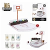 Image de MG3039 Jeu à boire Basket PP/Verre Blanc 36,90 x 24 x 22,50 cm
