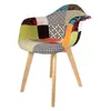 Image de Fauteuil scandinave - Patchwork - Multi couleur