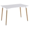 Image de - Table repas rectangulaire scandinave 115 x 75 cm