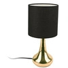 Image de Lampe touch en métal doré 32.5 cm Noir