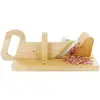 Image de Trancheuse à Charcuterie Manuelle La Sélection Brasserie Bois Et Inox Beige Et Gris Easykado Multicolore