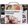 Image de Service A Escargot 4 Personnes 12 Pieces Inox Assiettes Fourchettes Couteau Ustensile Cuisine