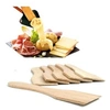Image de 6 Spatules En Bois Special Raclettes Anti Rayure Cuisine