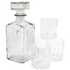 Image de Coffret carafe à whisky en verre avec 4 Verre