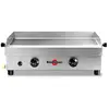 Image de Plancha Samba Double inox gaz SAMBA PFSB2MA-KR