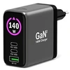 Image de mural GaN USB-C 140W PD 3.1 MACBOOK avec câble 2M