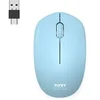 Image de PORT Connect Collection - Souris - droitiers et gauchers - optique - 3 boutons - sans fil - 2.4 GHz - récepteur sans-fil USB/USB-C - azur