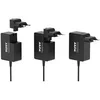 Image de PORT Connect - Adaptateur secteur - 100 watt - 5 A - PD, QC - 3 connecteurs de sortie (USB, USB-C)