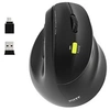 Image de PORT Connect Professional ERGO SHAPE - Souris - rechargeable - pour droitiers - optique - 5 boutons - sans fil - 2.4 GHz, Bluetooth - récepteur sans