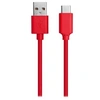 Image de WOW - Câble USB - USB (M) pour 24 pin USB-C (M) - 3 A - 1 m - rouge