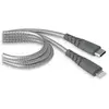 Image de Câble renforcé Lightning MFI Type C 1.2m 3A Gris