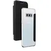 Image de folio - Coque de protection pour téléphone portable - cuir doux, synthétique - noir - pour Samsung Galaxy S10e