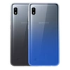 Image de Pack de 2 Coques pour Samsung Galaxy A10 A105 Semi-rigides Color Block Bleu