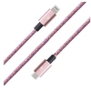 Image de - Câble Lightning - 24 pin USB-C mâle pour Lightning mâle - 2 m - rose