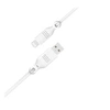 Image de Just Green - Câble Lightning - USB mâle pour Lightning mâle - 1.2 m - blanc
