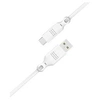 Image de Just Green - Câble USB - USB (M) pour 24 pin USB-C (M) - 3 A - 1.2 m - blanc