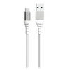Image de Force Power - Câble USB - USB (M) pour Micro-USB de type B (M) - 2.1 A - 2 m - blanc
