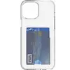 Image de Coque pour iPhone 14 Pro Max Hybride avec porte-carte intégré Transparent