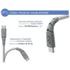 Image de Câble renforcé USB-A/C 1.2m Gris