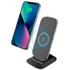 Image de Chargeur induction Stand 15W + Chargeur secteur 20W Recycle Noir