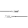Image de Force Power Lite - Câble Lightning - 24 pin USB-C mâle pour Lightning mâle - 1.2 m - Certifié MFI - blanc - câble renforcé, plastique recyclé à 100 %
