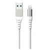 Image de Force Power - Câble USB - USB (M) pour Lightning (M) - 2.4 A - 1.2 m - câble renforcé - blanc