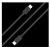 Image de - Câble USB - 24 pin USB-C (M) pour 24 pin USB-C (M) - 3 A - 2 m - Alimentation USB (15 W) - noir