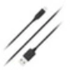 Image de - Câble Lightning - USB mâle pour Lightning mâle - 2 m - noir