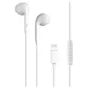 Image de - Ecouteurs avec micro - embout auriculaire - filaire - Lightning - blanc