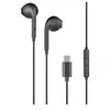 Image de - Ecouteurs avec micro - embout auriculaire - filaire - USB-C - noir