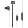 Image de - Ecouteurs avec micro - intra-auriculaire - filaire - USB-C - noir
