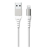 Image de Force Power Lite - Câble Lightning - USB mâle pour Lightning mâle - 3 m - Certifié MFI - blanc - plastique recyclé à 100 %