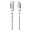 Image de Force Power Lite - Câble Lightning - 24 pin USB-C mâle pour Lightning mâle - 3 m - Certifié MFI - blanc - plastique recyclé à 100 %