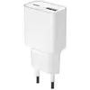 Image de Chargeur Secteur Power Delivery GaN USB-A/USB-C 30W Blanc