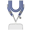 Image de Bandoulière pour Smartphone Universel Double Accroche avec Système de Fixation Bleu