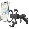 Image de Support Voiture pour Smartphone 4" à 6.9" à Fixé sur Grille d'Aération Noir