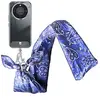 Image de Bandoulière Foulard Amovible pour Smartphone Universel Motif Bandana Bleu