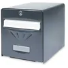 Image de BURG-WÄCHTER Boîte aux Lettres Agréée La Poste, 2 Portes dont une Vitrée, 516 ANT PV BALnéaire, Anthracite, en Acier Galvanisé, Avec Porte à Ouverture Totale et Stop-Courrier (Porte bloquée à 120°) en occasion ou reconditionné