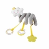 Image de Doudou Spirale Activités "Nuage" 17cm Gris