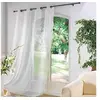 Image de Panneau a oeillets metal 140 x 240 cm luminette unie luminea Blanc